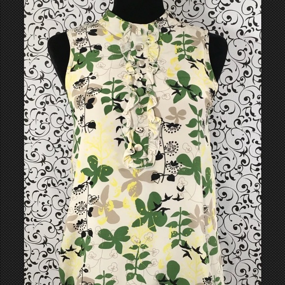 Madison Marcus Floral Silk Drop Waist Dress - Picture 3 of 6